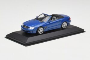 Mercedes SL R230 Tanzanite Blauw Minichamps 1:43 B66962250 Metaal — afbeelding 2 van 4