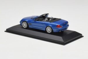 Mercedes SL R230 Tanzanite Blauw Minichamps 1:43 B66962250 Metaal — afbeelding 3 van 4