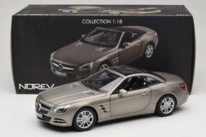 Mercedes SL500 R231 Dark Grey Matt Norev 1:18 183590 Metaal — afbeelding 9 van 9