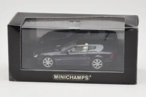 Mercedes SL500 R129 Dark Blue Metallic Minichamps 1:43 SL001 Metaal — afbeelding 4 van 4