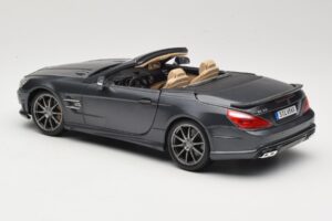 Mercedes SL65 AMG Black Series R230 Matte Black Maisto 1:18 36198 Metaal — afbeelding 7 van 8