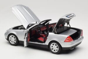Mercedes SLK R170 Brilliant Silver Norev 1:18 183020 Metaal — afbeelding 6 van 9