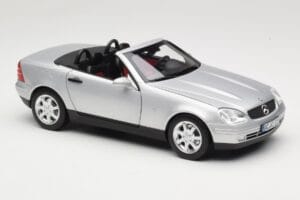 Mercedes SLK R170 Brilliant Silver Norev 1:18 183020 Metaal — afbeelding 7 van 9