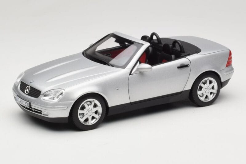 Mercedes SLK R170 Brilliant Silver Norev 1:18 183020 Metaal