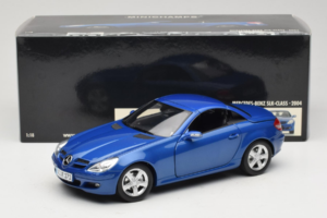 Mercedes SLK R171 Blue Metallic Minichamps 1:18 100033131 Metaal — afbeelding 11 van 11