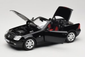 Mercedes SLK200 R170 Zwart Norev 1:18 B66040714 Metaal — afbeelding 2 van 9