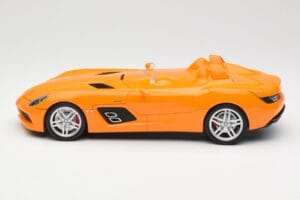 Mercedes SLR McLaren C199 Stirling Moss AMG Solarbeam Metallic Minichamps 1:18 100038400 Metaal — afbeelding 4 van 8