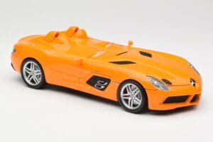 Mercedes SLR McLaren C199 Stirling Moss AMG Solarbeam Metallic Minichamps 1:18 100038400 Metaal — afbeelding 6 van 8