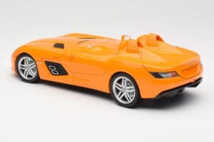 Mercedes SLR McLaren C199 Stirling Moss AMG Solarbeam Metallic Minichamps 1:18 100038400 Metaal — afbeelding 7 van 8