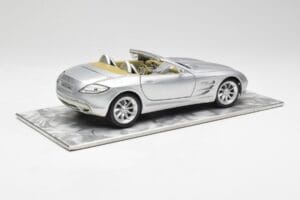 Mercedes SLR Vision Roadster Liquid Zilver Maisto 1:18 B66963208 Metaal — afbeelding 3 van 8