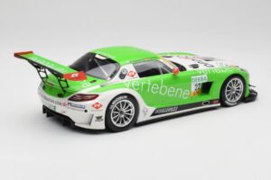 Mercedes AMG SLS C197 GT3 MS Racing #22 V. Sigacev / C. Stoll ADAC GT Masters 2011 Minichamps 1:18 151113102 Metaal — afbeelding 2 van 6
