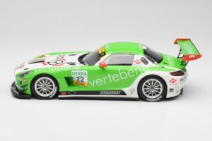 Mercedes AMG SLS C197 GT3 MS Racing #22 V. Sigacev / C. Stoll ADAC GT Masters 2011 Minichamps 1:18 151113102 Metaal — afbeelding 3 van 6