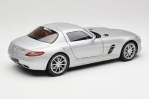 Mercedes SLS AMG C197 Iridium Zilver Minichamps 1:18 100039026 Metaal — afbeelding 3 van 8