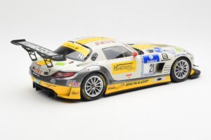 Mercedes SLS AMG GT3 #21 Rowe Racing Arnold / Roloff / Seyffarth / Jäger ADAC 24 Hours Nürburgring 2013 Minichamps 1:18 15113 — afbeelding 2 van 6
