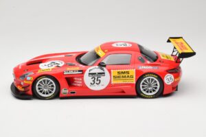 Mercedes SLS AMG GT3 #35 T. Heyer / T. Jager 24 Hours of Spa 2011 Minichamps 1:18 B66960196 Metaal — afbeelding 3 van 6