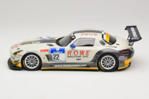 Mercedes SLS AMG GT3 #22 Rowe Racing R. Graf / M. Seyffarth ADAC 24h Nurburgring 2012 Minichamps 1:18 151123122 Metaal — afbeelding 3 van 6
