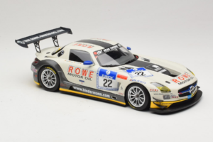 Mercedes SLS AMG GT3 #22 Rowe Racing R. Graf / M. Seyffarth ADAC 24h Nurburgring 2012 Minichamps 1:18 151123122 Metaal — afbeelding 4 van 6