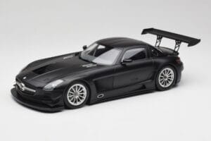 Mercedes SLS AMG GT3 C197 Street Mat Zwart Minichamps 1:18 151113101 Metaal