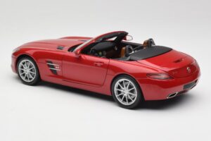 Mercedes SLS AMG R197 Roadster Le Mans Rood Minichamps 1:18 100039030 Metaal — afbeelding 7 van 8
