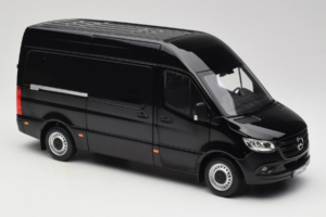 Mercedes Sprinter Zwart Norev 1:18 183041 Metaal — afbeelding 6 van 8