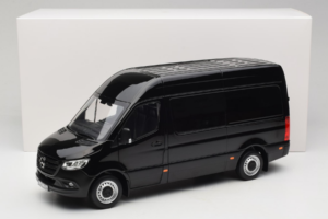 Mercedes Sprinter Zwart Norev 1:18 183041 Metaal — afbeelding 8 van 8