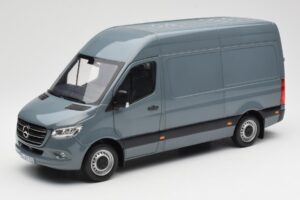 Mercedes Sprinter W907 Blauwgrijs Norev 1:18 183423 Metaal