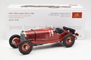 Mercedes SSK #14 Zatuszek Argentinian Autumn Race 1931 CMC 1:18 M-207 Metaal — afbeelding 6 van 6