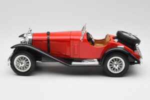 Mercedes SSK Rood & Zwart Bburago 1:18 3009-M1 Metaal — afbeelding 3 van 6