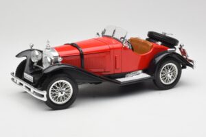 Mercedes SSK Rood & Zwart Bburago 1:18 3009-M1 Metaal