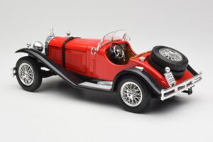 Mercedes SSK Rood & Zwart Bburago 1:18 3009-M1 Metaal — afbeelding 5 van 6
