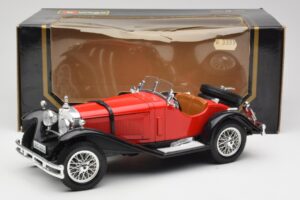 Mercedes SSK Rood & Zwart Bburago 1:18 3009-M1 Metaal — afbeelding 6 van 6