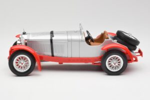 Mercedes SSK Zilver & Rood Bburago 1:18 3009-M2 Metaal — afbeelding 3 van 6