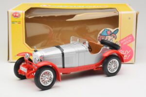 Mercedes SSK Zilver & Rood Bburago 1:18 3009-M2 Metaal — afbeelding 6 van 6