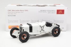 Mercedes SSKL #12 O. Merz German GP 1931 CMC 1:18 M-189 Metaal — afbeelding 6 van 6
