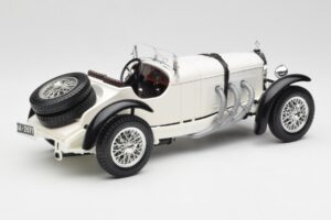 Mercedes SSKL Wit Bburago 1:18 3002 Metaal — afbeelding 3 van 8