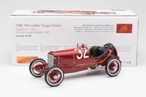 Mercedes #32 C. Lautenschlager / Traub Targa Florio 2nd Place 1924 CMC 1:18 M-187 Metaal — afbeelding 6 van 6