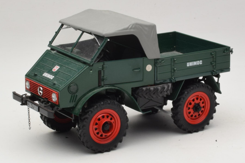 Mercedes Unimog 401 Groen Schuco 1:18 00135 Metaal