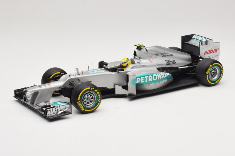 Mercedes W03 #8 N. Rosberg Mercedes AMG Petronas 2012 Minichamps 1:18 110120008 Metaal