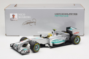 Mercedes W03 #8 N. Rosberg Mercedes AMG Petronas Showcar 2012 Minichamps 1:18 110120078 Metaal — afbeelding 7 van 7