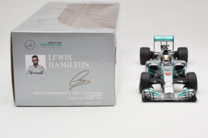 Mercedes W05 #44 L. Hamilton Mercedes AMG Petronas Chinese Grand Prix Winner 2014 Minichamps 1:18 110140244 Metaal — afbeelding 6 van 7