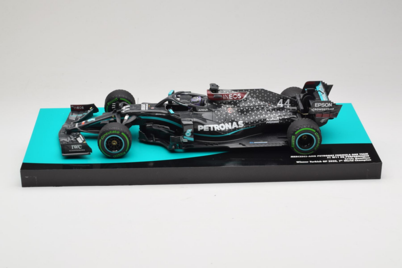 Mercedes W11 #44 L. Hamilton Mercedes AMG Petronas Turkish Grand Prix Winner World Champion 2020 Minichamps 1:18 113201444 Ha