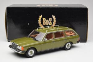 Mercedes W123 200T Cypress Groen BoS Models 1:18 BOS008 Metaal — afbeelding 6 van 6