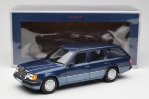 Mercedes 300D W124 T-Modell Nautical Blauw Norev 1:18 183962 Metaal — afbeelding 8 van 8