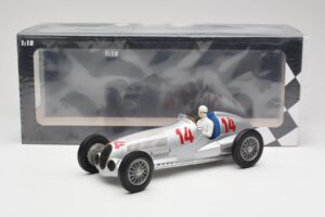 Mercedes W125 #14 Daimler-Benz AG M. von Brauchitsch 2nd Place German GP 1937 Minichamps 1:18 155373114 Metaal — afbeelding 6 van 6