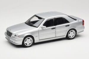 Mercedes C36 AMG W202 Silver Metallic Norev 1:18 183380 Metaal