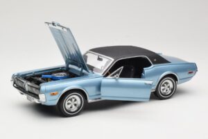 Mercury Cougar XR-7 Blauw Sun Star 1:18 1562 Metaal — afbeelding 2 van 8