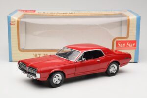 Mercury Cougar XR-7 Rood Sun Star 1:18 1541 Metaal — afbeelding 8 van 8