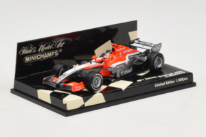 MF1 M16 #18 T. Monteiro MF1 Racing Showcar 2006 Minichamps 1:43 400060088 Metaal — afbeelding 2 van 5