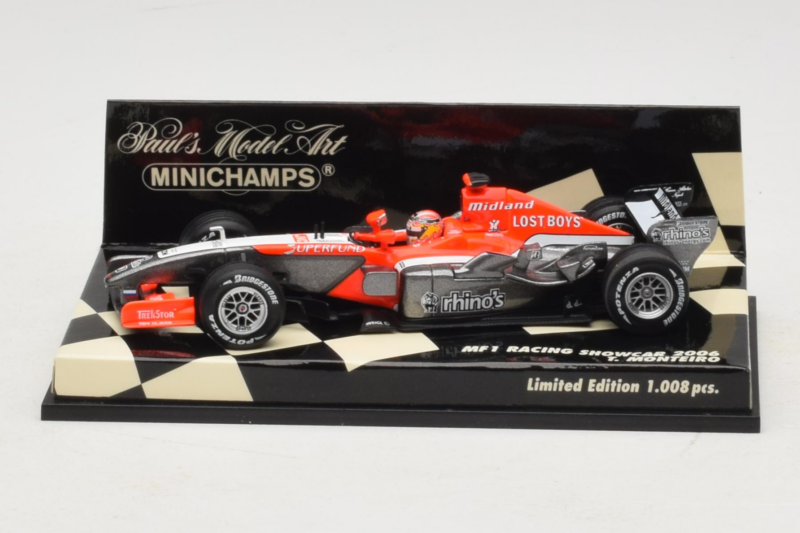 MF1 M16 #18 T. Monteiro MF1 Racing Showcar 2006 Minichamps 1:43 400060088 Metaal