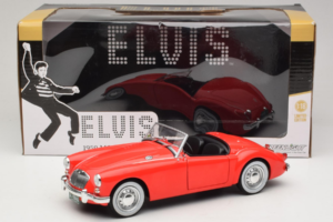 MG A 1600 Roadster Mk I Elvis Presley Blue Hawaii Movie GreenLight 1:18 13524 Metaal — afbeelding 8 van 8